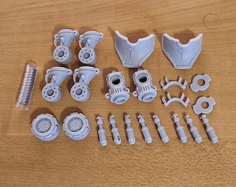 No-drill Magnetization Kit - Upgrade for 28mm Scale Colossal Robot Kits, Fits Knight Dominus & Chaos Tyrant