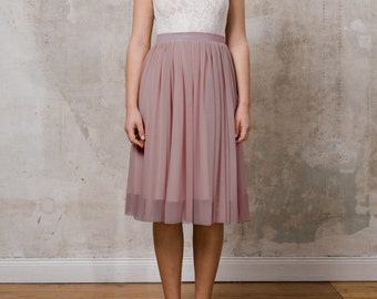 Tulle skirt "Rosewood" with soft tulle and elastic cuff