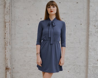 Jerseykleid "Lilou" Jeansblau