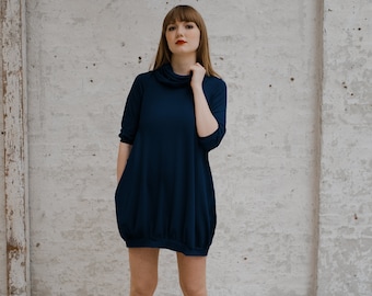 Jersey Dress "Casual Friday" Dark Blue