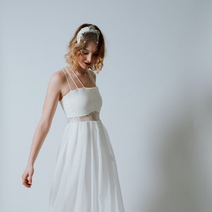 Florlenght Wedding Dress Mimosa with straps image 1