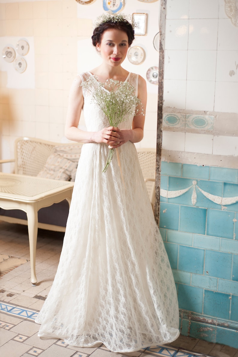 Floor-Lenght Wedding Dress Snow White zdjęcie 2