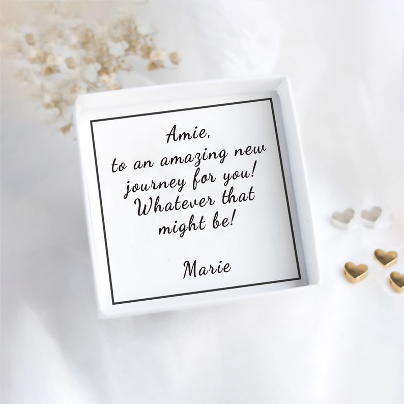 message in jewellery gift box