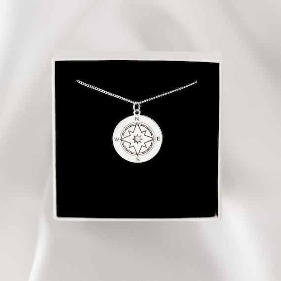 Compass Necklace Travel Jewellery 