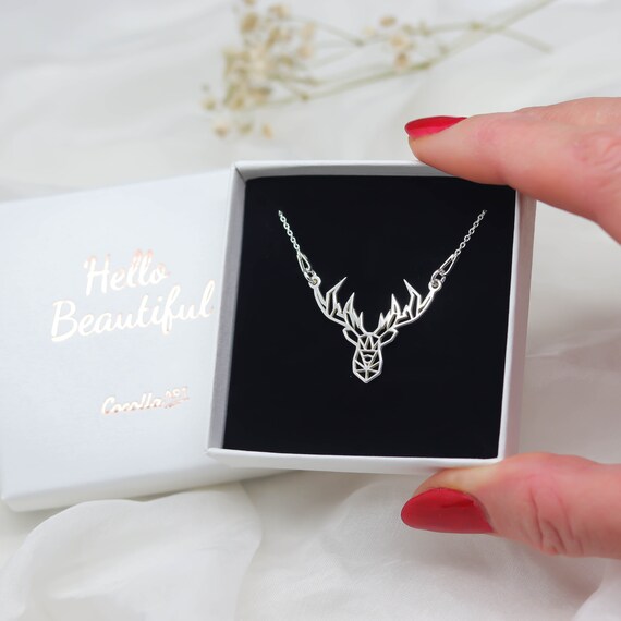 deer necklace