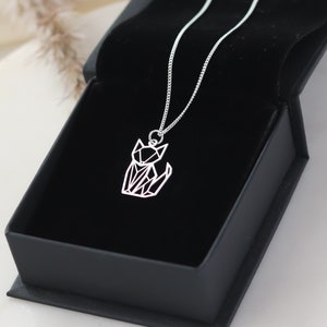 Fox Necklaces For Women, Cat Jewellery, Animal Necklace, Fox Lovers Gift, Birthday Gifts For Daughter, Sister, Mummy image 3
