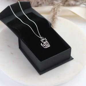 Fox Necklaces For Women, Cat Jewellery, Animal Necklace, Fox Lovers Gift, Birthday Gifts For Daughter, Sister, Mummy image 8