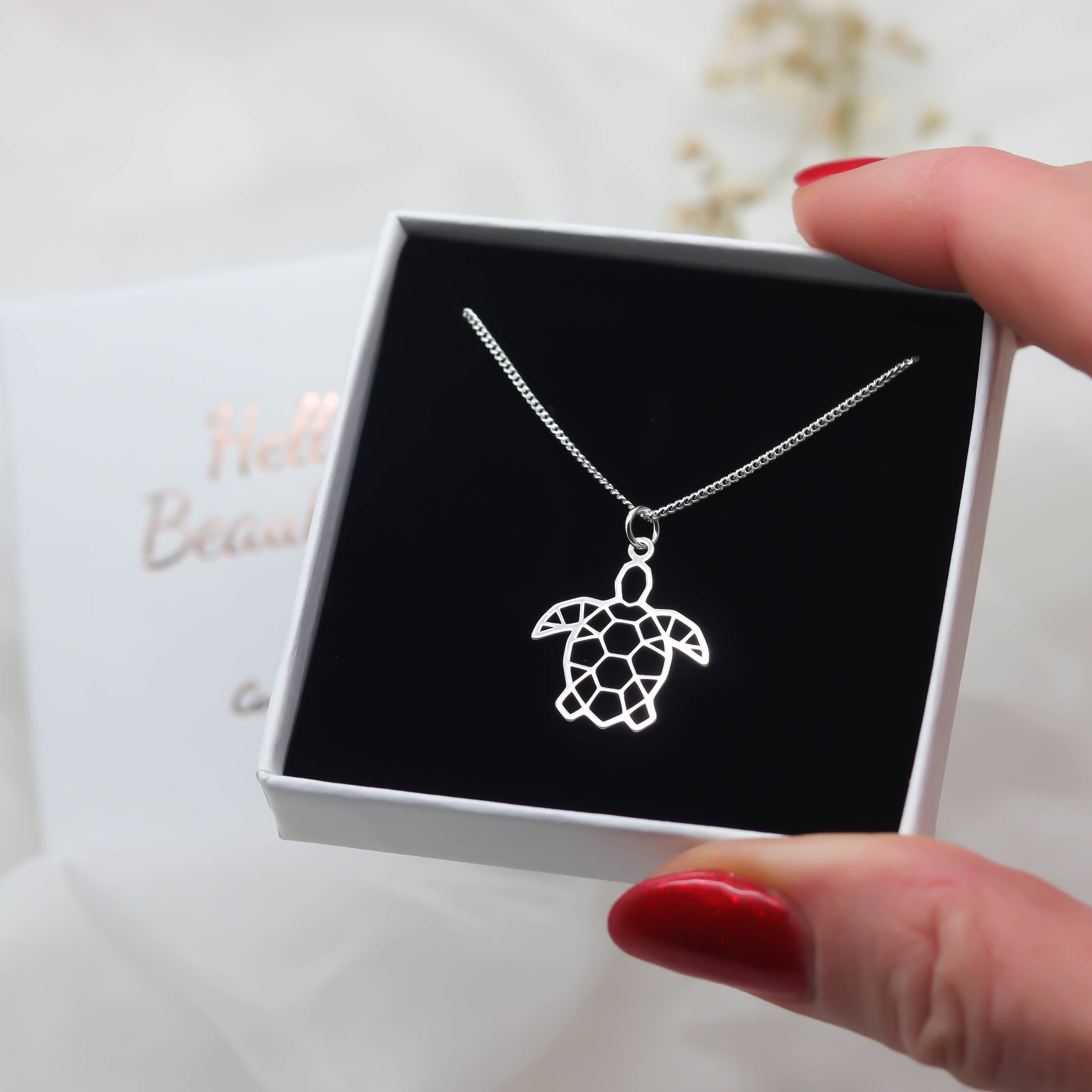 Turtle necklace deals etsy