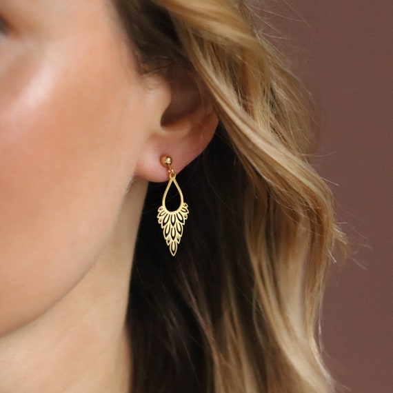 Monalisa Drop Earrings  Her Treasure