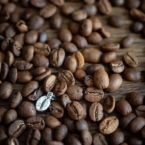 Koffieboonhangerkettingen voor dames, het beste verjaardagscadeau voor koffieliefhebbers