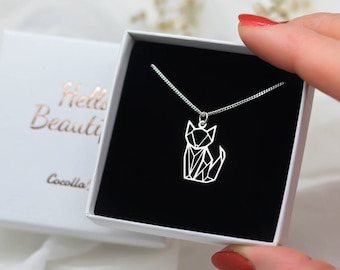 Fox Necklaces For Women, Cat Jewellery,  Animal Necklace, Fox Lovers Gift, Birthday Gifts For Daughter, Sister, Mummy