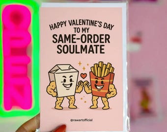 Funny Takeout Love Card – Same Order Soulmate Valentine