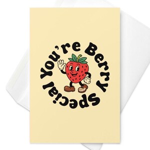 You're Berry Besondere Grußkarte - Sweet & Punny Karte für Freunde, Partner oder alle, die ein wenig Liebe und Wertschätzung verdienen
