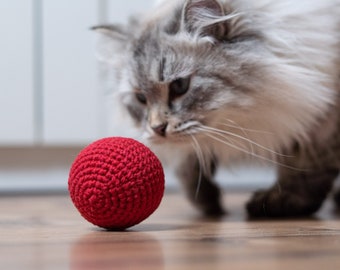 Juguete para gatos Mega Ball de hierba gatera y valeriana: con sonajero y raíz de valeriana