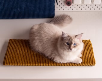 Cama para ventana para gatos, cojín extraíble y lavable, tapete para alféizar de la ventana