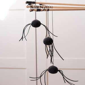 Cute cat teaser, cat wand, spider cat toys, Fishing Pole for Cats, cat fishing, Catnip cat toy, wooded pole for cat, Halloween, cat box