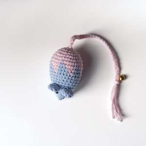 Catnip mouse toy, cute cat toy. Toy with bell. kitten toys, cat toys. Cat mouse, cat box, kitten box, valerian mouse, crochet mouse, catnip