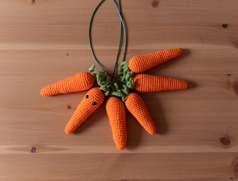 Carrot cat toy, cat toys, carrot toy, catnip toy, wooded cat toy, cat wand toy, cat teaser toy, cat toy, valerian cat toys, crochet cat toy image 6