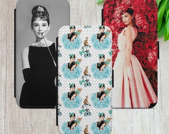 Audrey Hepburn iPhone/Samsung Wallet Case: Fashion Icon Art