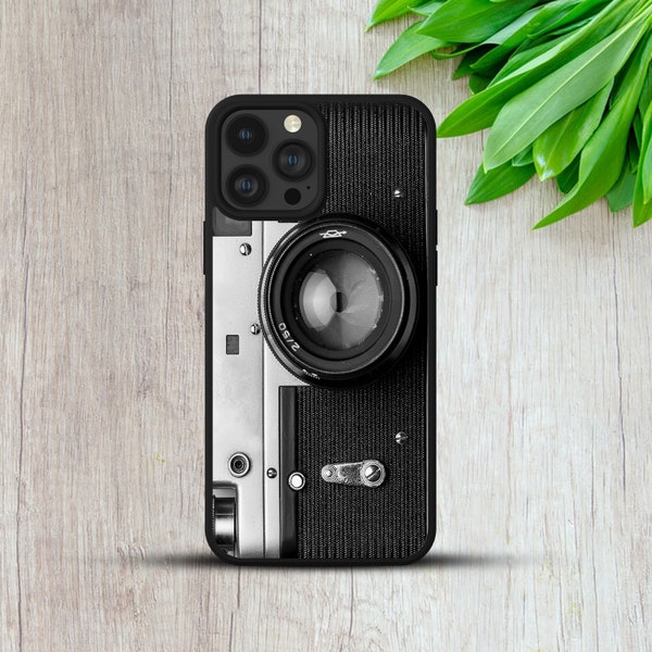 Vintage Camera Retro Cool Gift Tpu Phone Case Cover For iPhone 7 Xs XR 8+ 11 12 13 14, Samsung A12 S20 S22+ S23, Huawei, Google Pixel Models