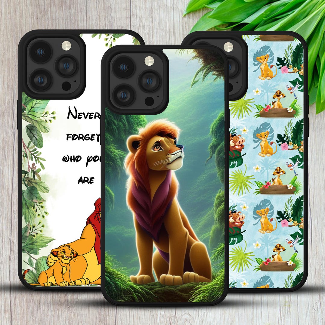 Lion King Simba Pumbaa Tropical Pattern Gift TPU Phone Case Cover for ...