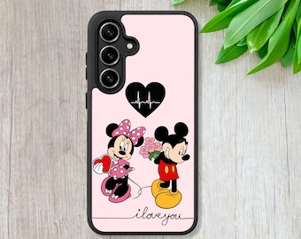 Mickey Minnie Mouse Love TPU Phone Case for iPhone, Samsung, Huawei, Pixel