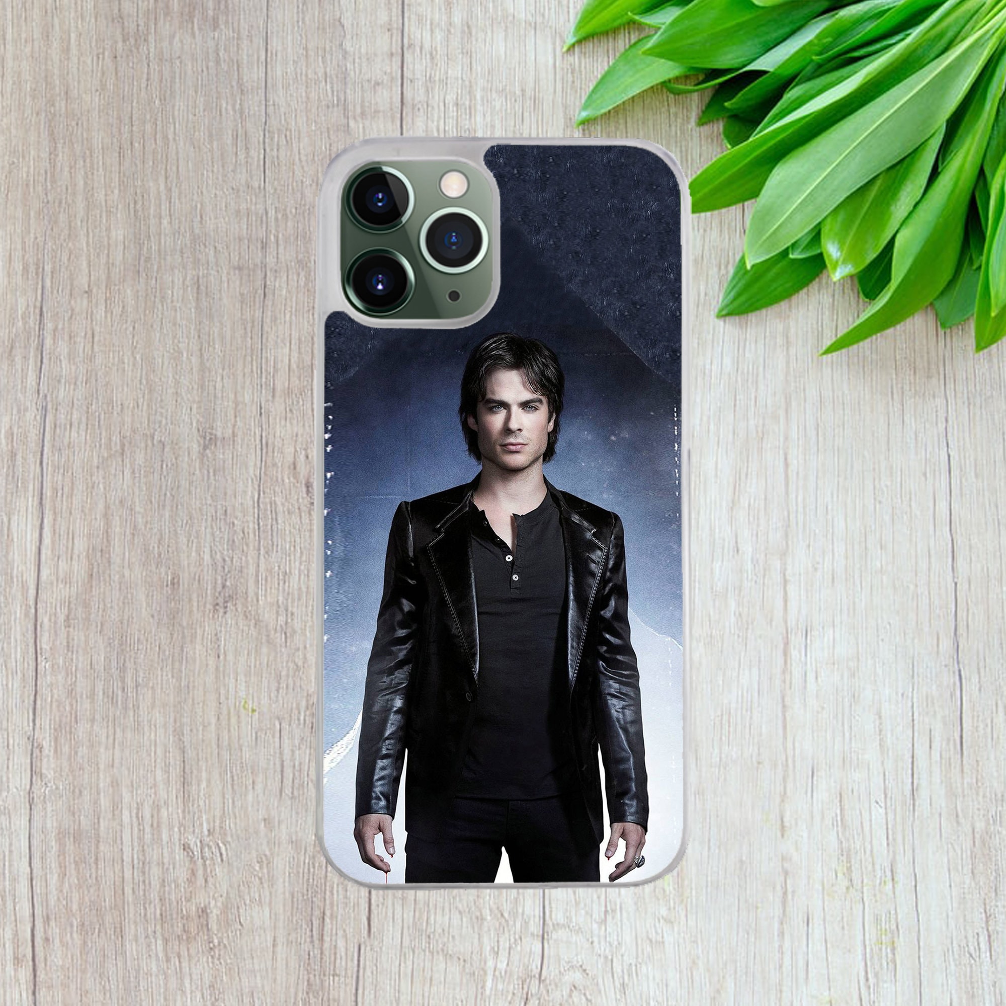 Vampire Diaries Damon Salvatore Ian Somerhalder TPU Phone Case Cover for  iPhone X 11 12 13 14, Samsung A12 S22 S23, Huawei P30 Lite, Pixel 7 