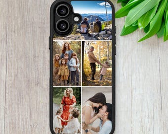 Personalised Photo Collage Case, Custom Samsung iPhone Google Pixel Memory Gift