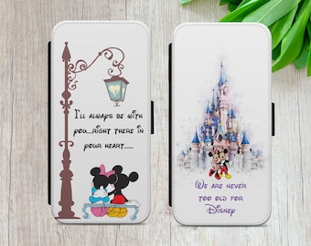 Mickey & Minnie Mouse Disney Castle Wallet Phone Case