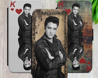 Elvis Presley Phone Wallet Case: Rock and Roll iPhone, Samsung, Pixel