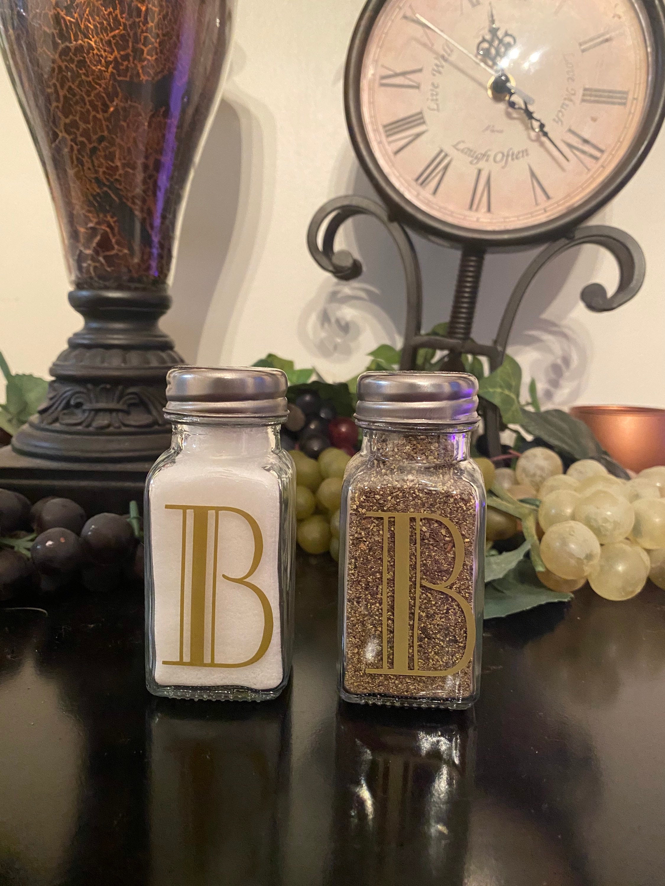 Personalized Salt and Pepper Shakers. Etsy