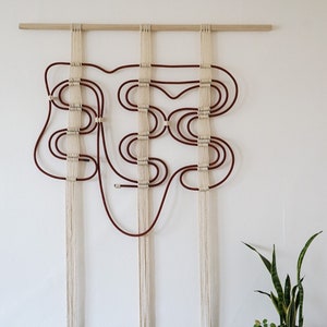 Rope Art with Wooden Hanger