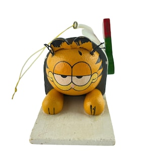 Vintage Garfield Ornament Cat in Mailbox Christmas Decor