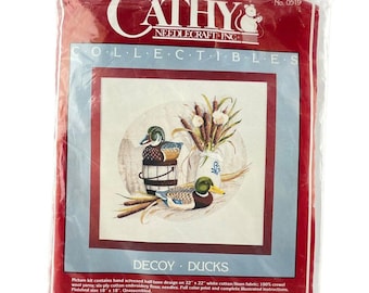 Cathy Needlecraft Crewel-borduurwerk lokeendenset 0519