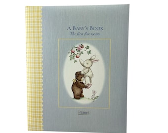 Carter's C.R. Gibson Baby's Record Book The First 5 Years Memory Album Bear