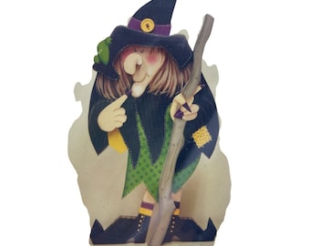 Vintage Mary Helen Gould-schilderijpatroon pakje heks Halloween Old Hag 2