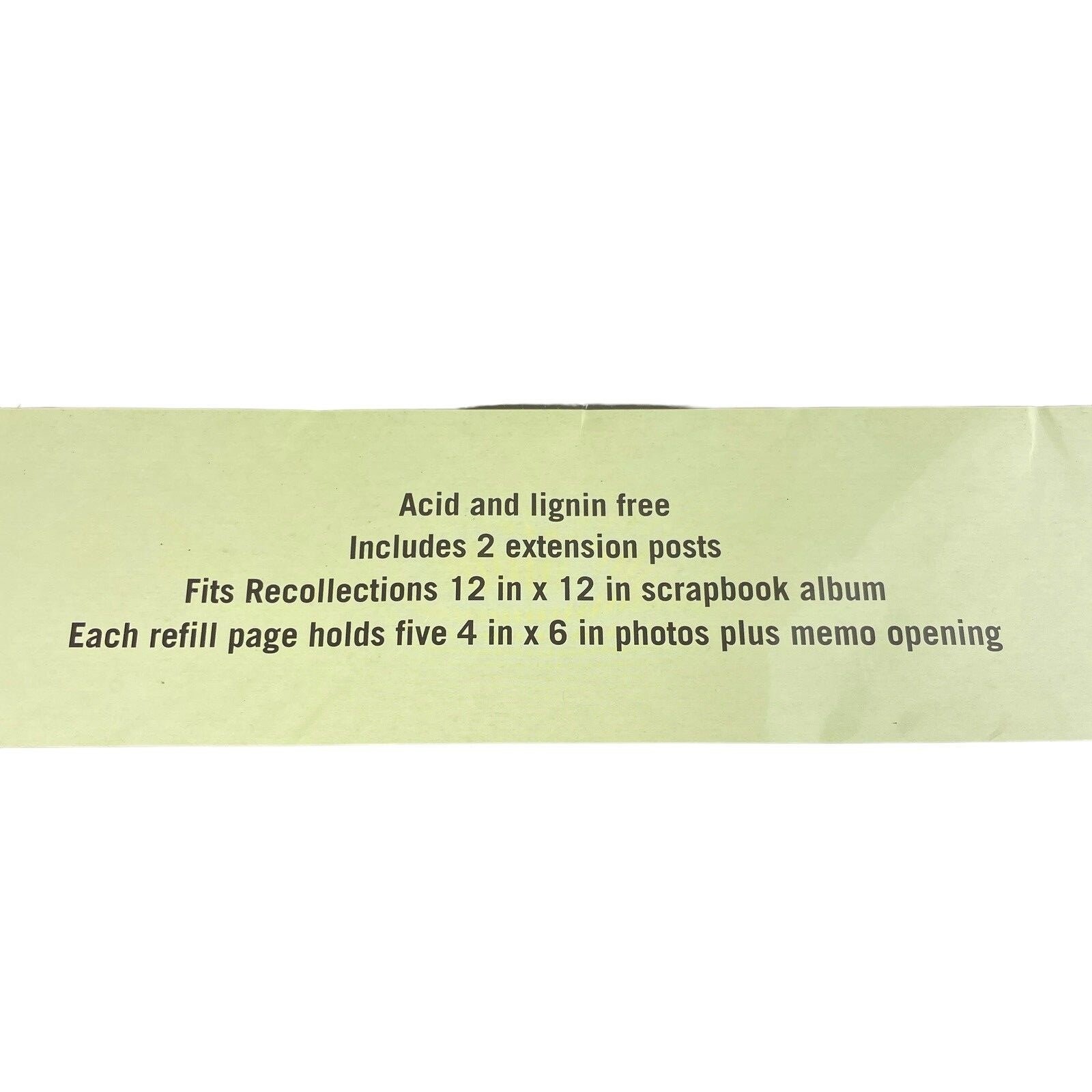 Recollections Scrapbook Album Refill Set of 3 W 10 Sheets Etsy