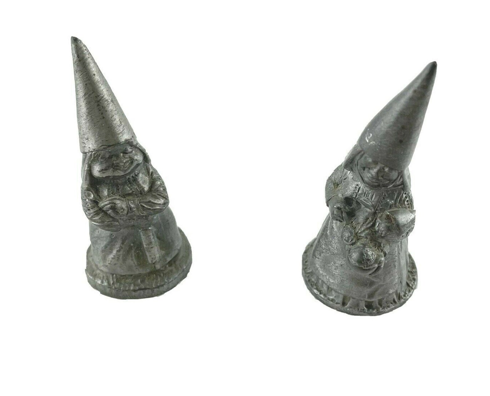 Signature Miniatures Pewter Gnome Elf Lady Figurines Fairy Etsy