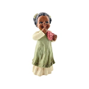 Miss Martha Holcombe Figurine Angel 1401 No. 77 God is Love African American
