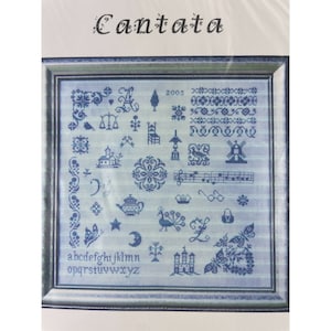 Abbey Lane Designs Handwerkpatroon Cantate Sampler 2005 Borduurwerk