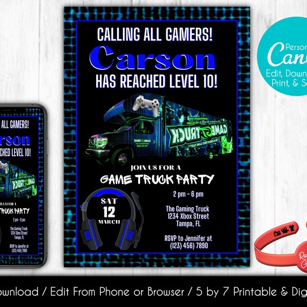 Game Truck - Etsy