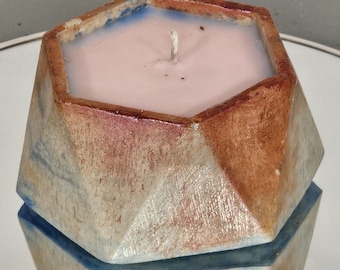 5 oz Hexagonal Custom Soy Candles and Containers