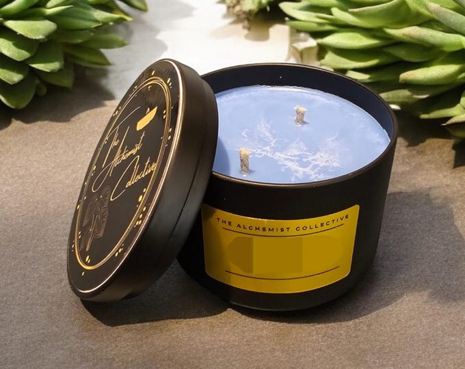 Earthy Scented Soy Wax Shimmer Candles