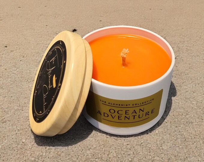 Citrus Scent Collection Soy Wax Shimmer Candles