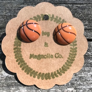 Boucles d’oreilles de basket-ball