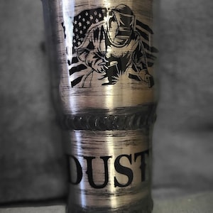 Welder Tumbler: Personalized Epoxy Coated 30oz Cup