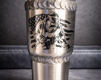 Welder Tumbler: Personalized Epoxy Coated 30oz Cup