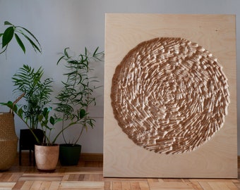 Embossed wall 3D panel Cycle ,natural decor for your home