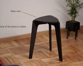 Wooden stool, chair, plywood furniture. adult and kids stool