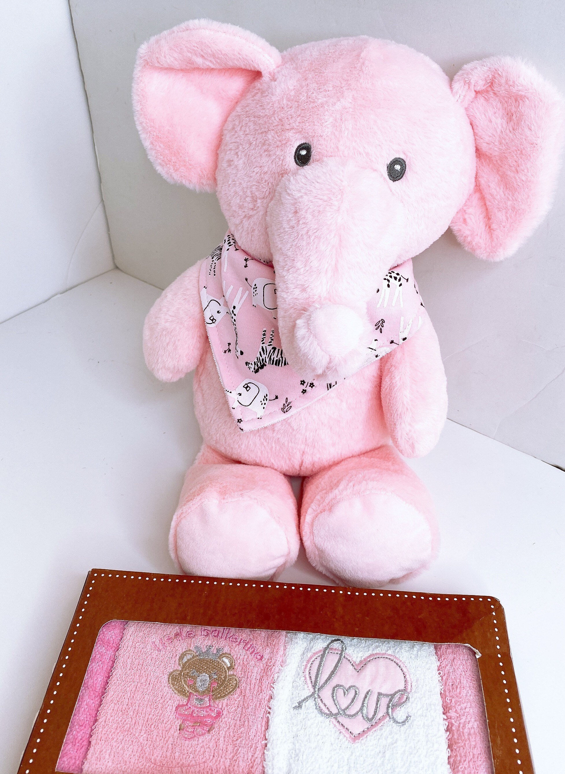 Elephant Baby Girl Gift Basket Elephant Gift Box Baby Girl Etsy